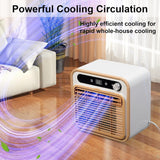 Tragbare Mini-Klimaanlage, Split-Kühlsystem, 5000 BTU, leise Kühlung, keine Fensterabdichtung erforderlich, Touch-Bedienung & Fernbedienung, Timer-