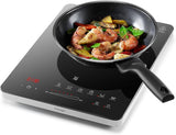 WMF Kult X Doppel- Induktionskochfeld 2 Platten, Kochplatte bis 28 cm, 2 Kochzonen, 8 Stufen, Topferkennung,Touch-Display, Glaskeramik, Timer-Funktion