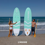 HUIIKE Tabla Paddle Surf Hinchable con Accesorios Incluidos, Remo, Quillas, Inflador. Stand Up Paddle Board Gran Estabilidad y Resistencia. 305 x 84 x