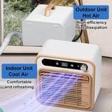 Tragbare Mini-Klimaanlage, Split-Kühlsystem, 5000 BTU, leise Kühlung, keine Fensterabdichtung erforderlich, Touch-Bedienung & Fernbedienung, Timer-
