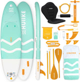 HUIIKE Tabla Paddle Surf Hinchable con Accesorios Incluidos, Remo, Quillas, Inflador. Stand Up Paddle Board Gran Estabilidad y Resistencia. 305 x 84 x